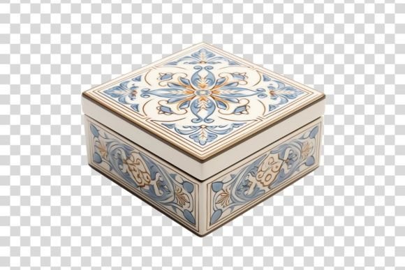 1047 Decorative Box Isolated