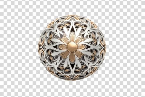 1051 Decorative Orb Isolated