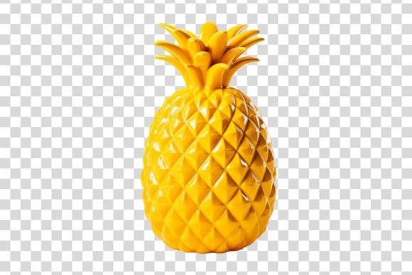 1056 Decorative Pineapple Isolated