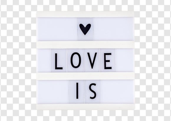 2327 Decorative Love Sign Isolated for Creative Projects