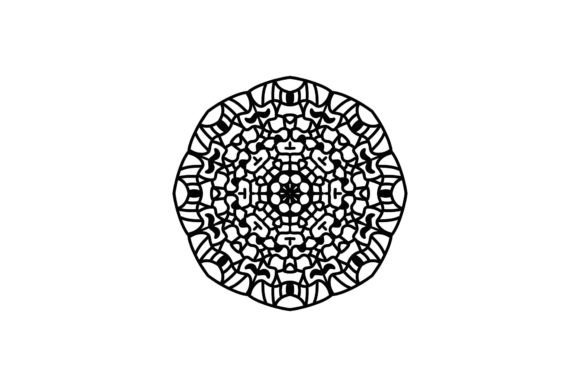 Decorative Arabic Mandala Icon