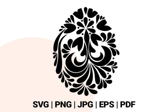 Decorative Egg SVG for Cricut and Cut Files: Creative Solutions for Springtime Projects