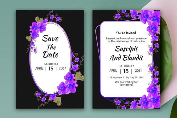 Decorative Flowers with Wedding Card: A Versatile Design Element for Events and More