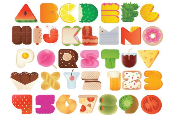 Decorative Font, Food Font: Creative Uses for Graphic Projects