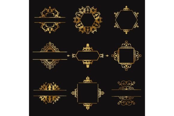 Decorative Gold Design Elements: Elevating Aesthetics with Elegance and Precision