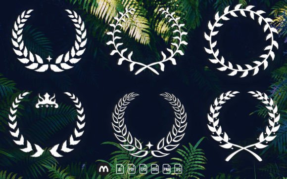 Decorative Paper Cut Laurel Wreath SVG: A Versatile Design for Creative Projects