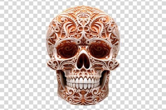 Decorative Skull 6 Isolated