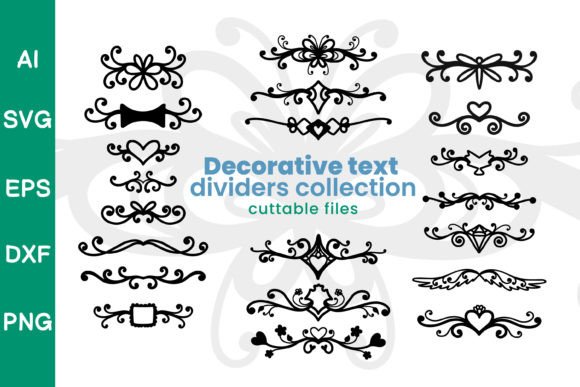 Decorative Text Divider Collection