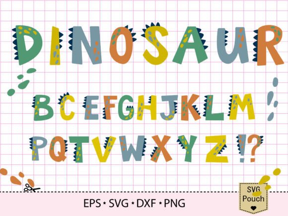 Dinosaur Full Font SVG: A Creative Tool for Designers and Enthusiasts