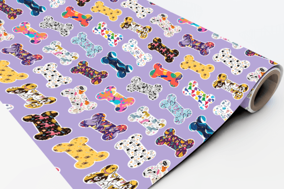 Dog Bones Seamless Digital Paper