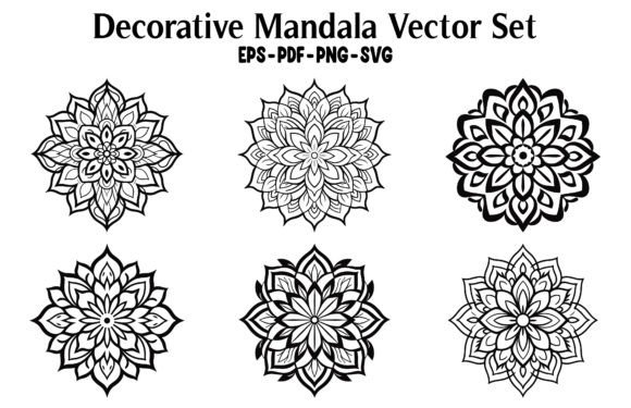 Exploring the Versatility of Decorative Mandala Vector Set in Modern Design