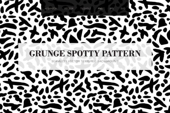 Grunge Brush Seamless Pattern: A Modern Design Essential