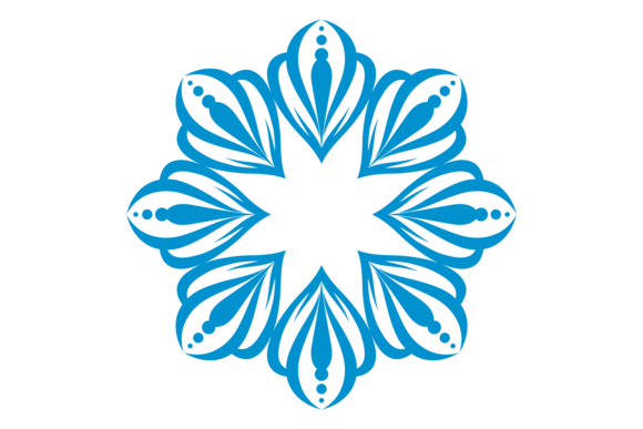 Henna Ornament: Decorative Radial Pattern