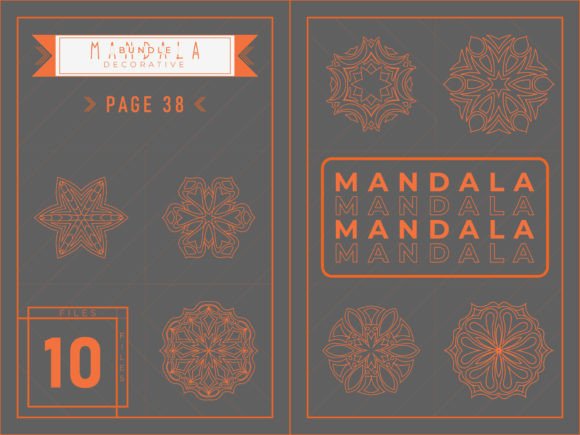 Mandala Coloring Decorative Bundle 38: A Must-Have for Modern Creatives and Entrepreneurs