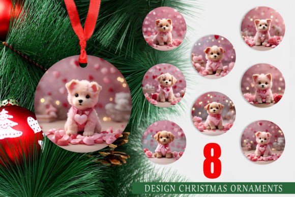 Ornament Dog Valentine and Christmas Ornaments PNG: A Creative Way to Decorate Your Holiday