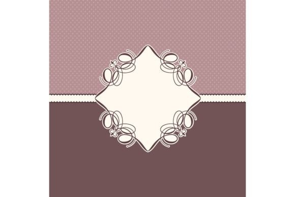 Ornate Decorative Frame Background for Graphic Design Projects