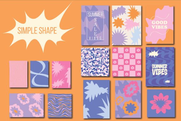 Simple Shapes Vector Design Elements