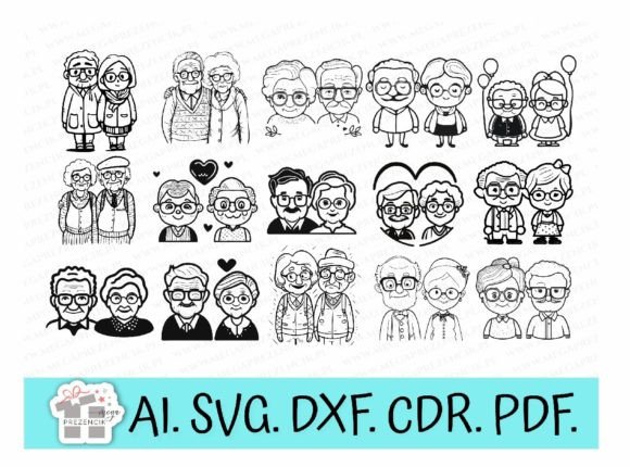 Sweet Cartoon Grandma and Grandpa Svg: A Strategic Tool for Creative Entrepreneurs