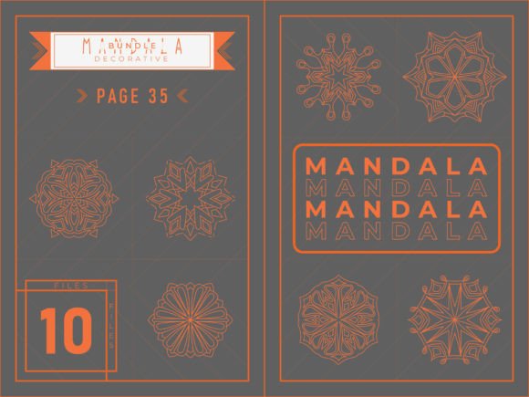 Unlocking Creativity and Profit with Mandala Coloring Decorative Bundle 35