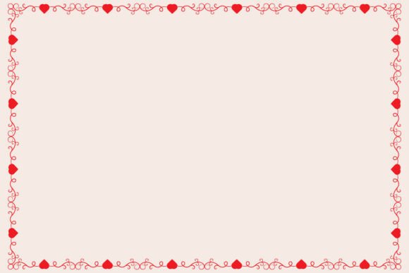 Valentines Day Card Border Hearts Frame: A Strategic Design Element for Creative and Professional Use