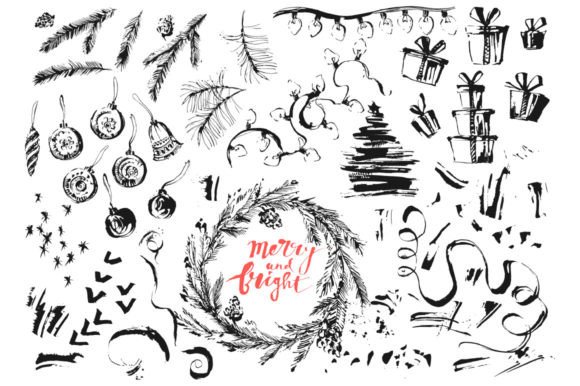 Winter Holiday Decor Set
